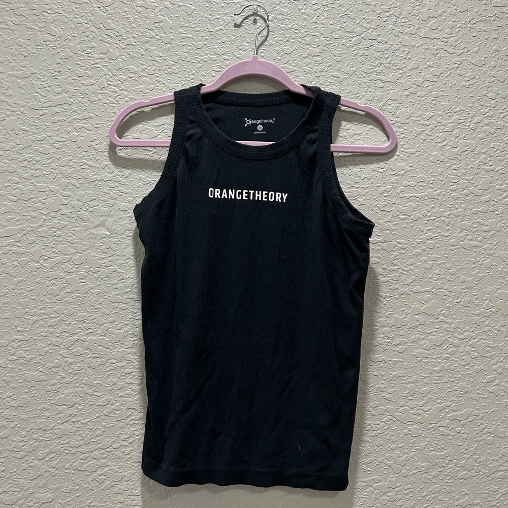 OrangeTheory Ribbed Tank Top - M Black